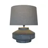LAMPARA DE MESA TERRACOTA D40x48CM BASE GRIS/GRIS en Gris - Lámparas de mesa, Uruguay | Koz, vista 1 de 2