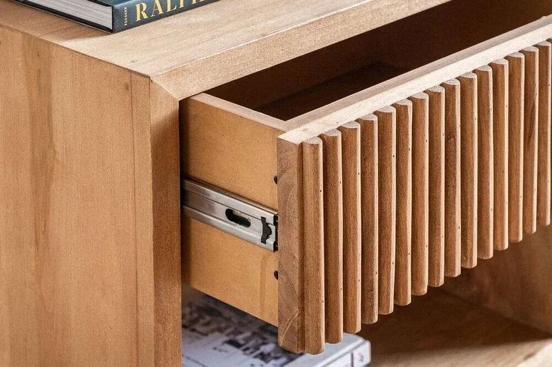 MESA DE LUZ STUDIO - NATURAL en Madera natural - Mesas de luz, Uruguay | La Iberica, vista 5