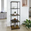 Marcal Estanteria 5 niveles 45x30x150cm madera y metal - Moderna Hogar en Madera natural - Muebles para TV, Uruguay | Moderna Hogar, vista 1 de 2