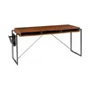 Escritorio Madera-y-metal Marron York en Marrón - Escritorios y sillas de escritorio, Uruguay | Divino, vista 2 de 2