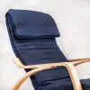 Silla mecedora Flex Rocker Azul en Azul - Butacas, banquetas y puffs, Uruguay | Satec, vista 2 de 2