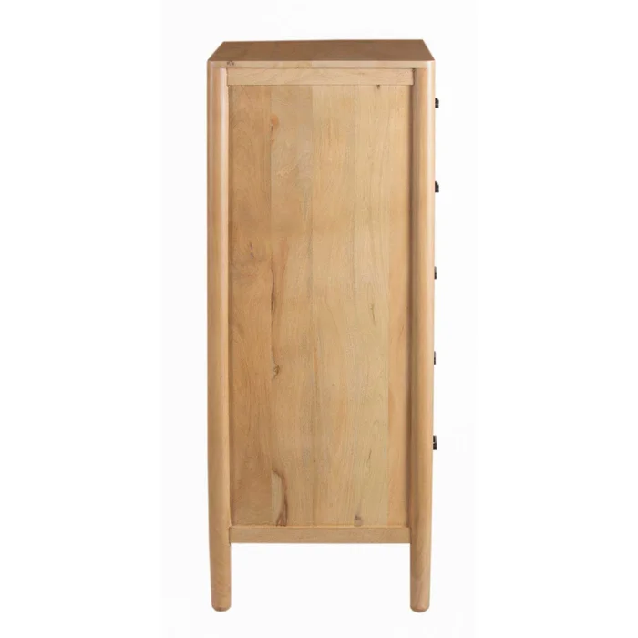 Cajonera 5 Cajones Madera-de-mango Natural-beige Woodside en Madera natural - Cómodas, Uruguay | Divino, vista 8