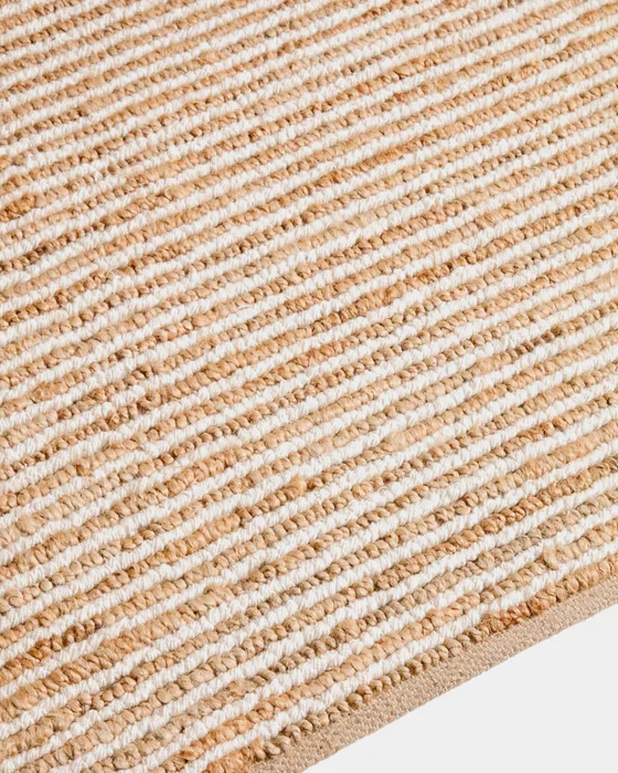 Alfombra Derule de yute y lana beige 200 x 300 cmv en Beige - Alfombras, Uruguay | Kavehome, vista 2