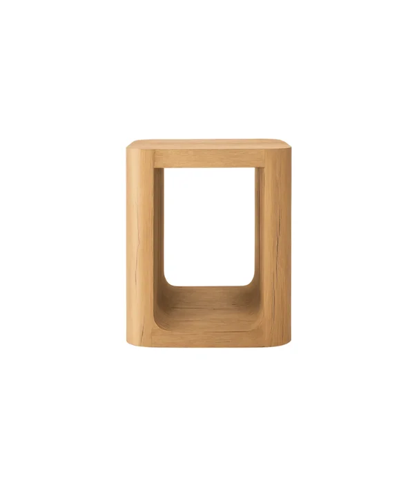 MESA LATERAL TEKA OSLO OPEN en Madera natural - Mesas de arrimo, Uruguay | Más Infinito Casa