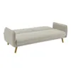 Sillón Cama Mìa en Tela - Gris en Gris - Sillones y sofás, Uruguay | Ecowood, vista 3 de 3