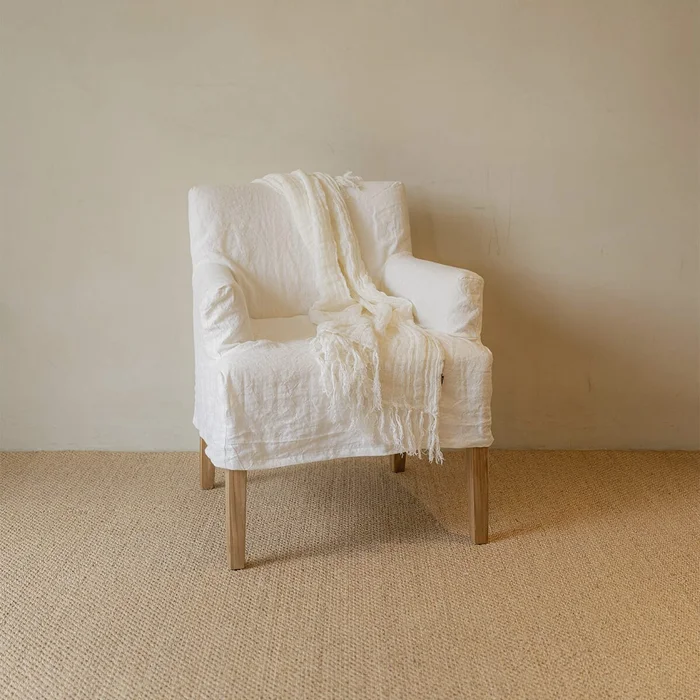 Throw Pang en Blanco - Textiles, Uruguay | De Arcos, vista 2