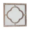 ESPEJO DISEÑO FLOR 40X40CM PATINA BLANCO MADERA en Blanco - Espejos, Uruguay | Decohogar, vista 2 de 3