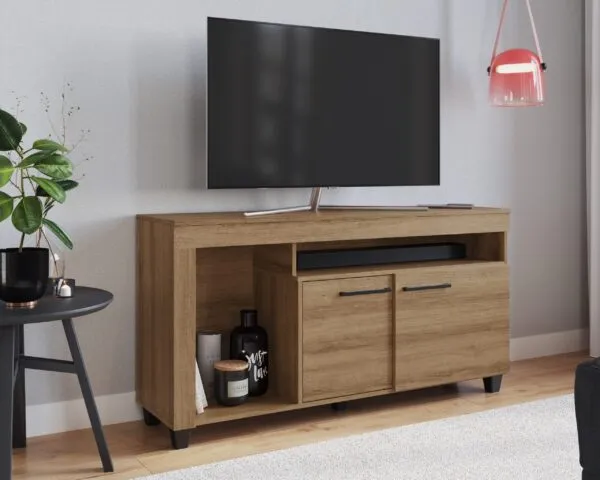 Rack Nepal en Madera natural - Muebles para TV, Uruguay | Palermo Casa Deco