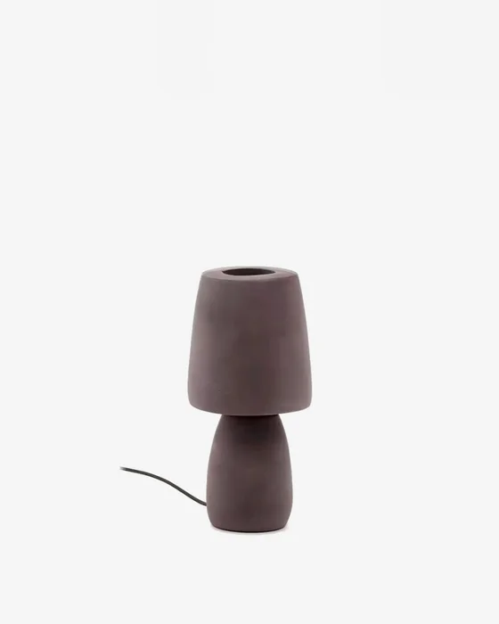 Lámpara de mesa Tandy de terracota marrón en Marrón - Lámparas de mesa, Uruguay | Kavehome