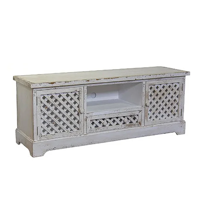 Mueble Vintage Blanco Horizontal en Blanco - Aparadores y recibidores, Uruguay | Decotech, vista 6