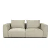 SOFA CORSO 216X105X80CM TELA GRIS CLARO - Sillones y sofás, Uruguay | Vinibel, vista 1 de 2