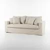 Sofá Moscow con Funda - Tela Rústica - 3 cuerpos - TD5260-1635 (Beige) en Beige - Sillones y sofás, Uruguay | NYR, vista 1 de 5