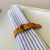 Set de servilleteros de cuero con hebilla – Kit x6 - Decoración, Uruguay | Dreams On Time, vista 1 de 2
