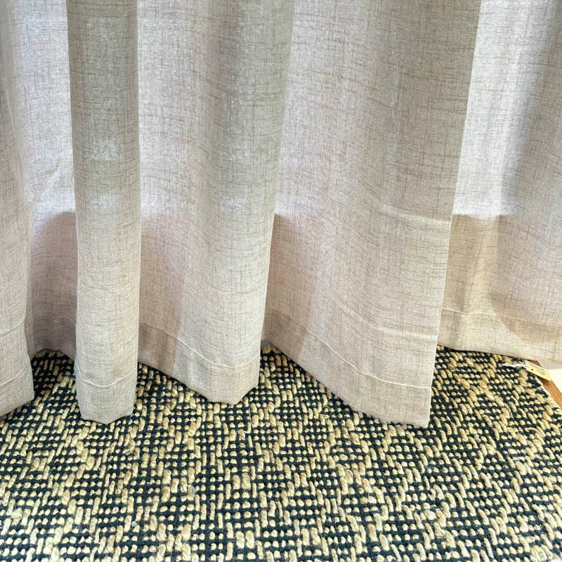 Cortina en lino Tab Tops blanca ó natural paño 250cm en Blanco - Alfombras, Uruguay | Alta Gracia Deco, vista 5