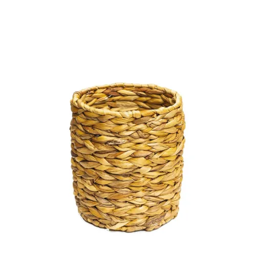 MACETERO CILINDRICO JACINTO AGUA D18x21CM NATURAL en Madera natural - Macetas, Uruguay | Koz