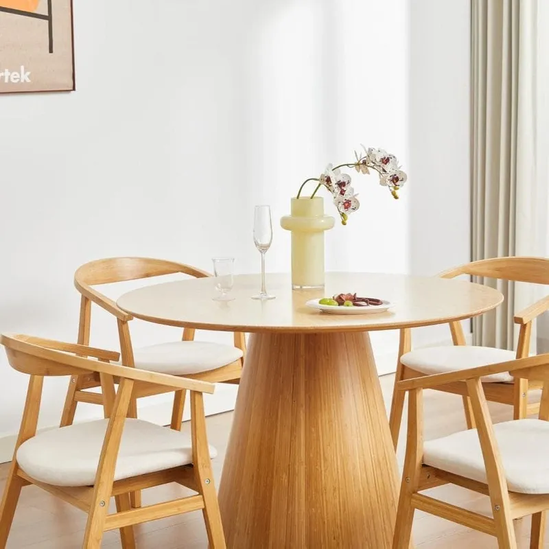 Mesa Sicilia en Madera natural - Muebles, Uruguay | Uruguay Bamboo