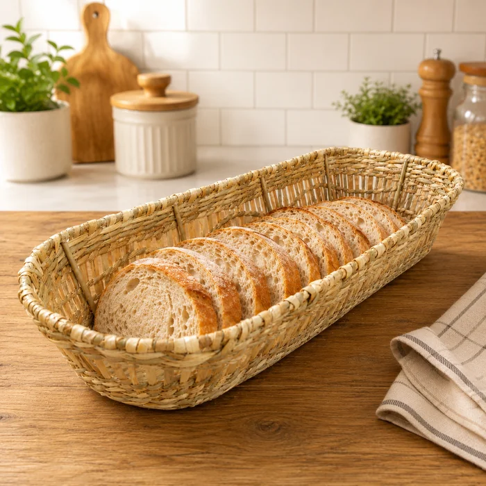 Panera oval - 35cm en Madera natural - Canastos, Uruguay | Tu Garage