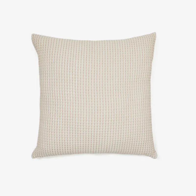 Set Senara de 2 almohadones de algodón beige 45 x 45 cm en Beige - Textiles, Uruguay | Kavehome