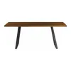 Mesa De Comedor Madera-y-metal Marron York en Marrón - Mesas de comedor, Uruguay | Divino, vista 3 de 5