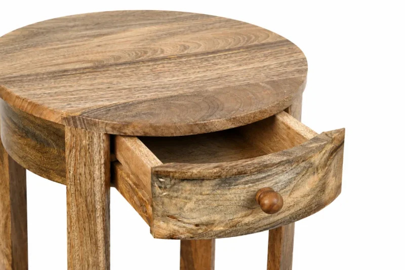 M189 Mesa Auxiliar 45x40x68 en Madera natural - Mesas de living, Uruguay | Victoriana, vista 3