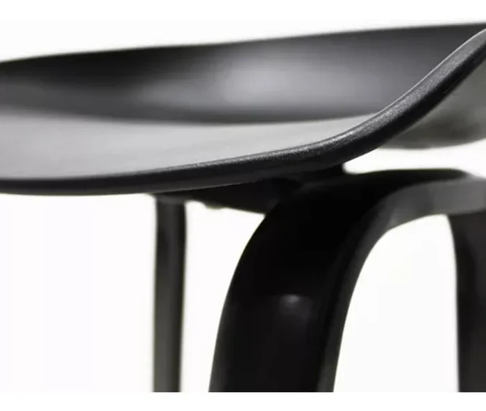Butaca Taburete Barra Shell – Total Negra en Negro - Butacas, banquetas y puffs, Uruguay | Berna home, vista 2