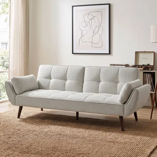 Sillón Cama 3 Cuerpos Retráctil - Frida - Gris - Sillones y sofás, Uruguay | Rústico Hogar