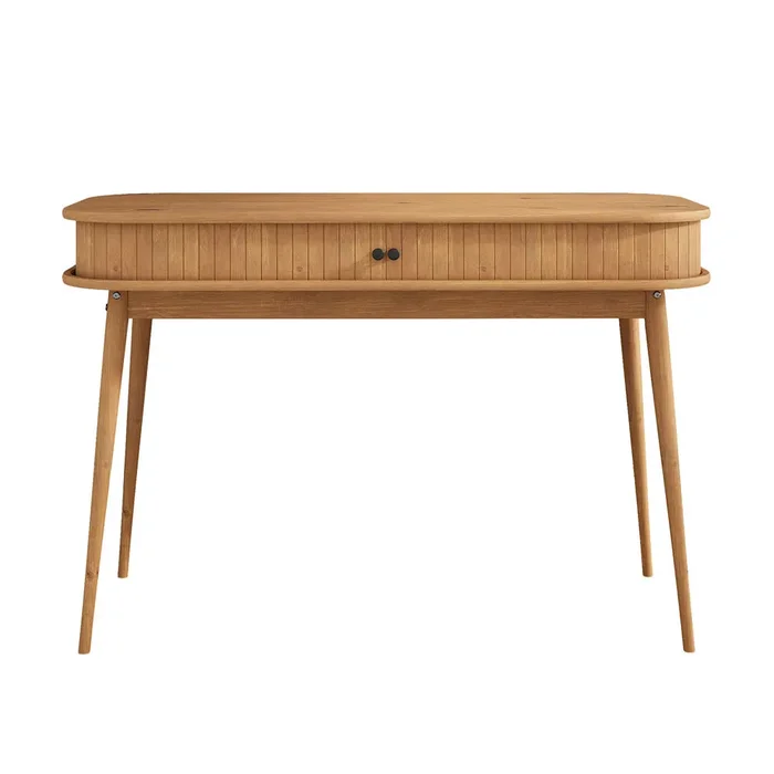 Escritorio Jani con Rolltop - Madera Maciza en Madera natural - Escritorios, Uruguay | Balton, vista 11
