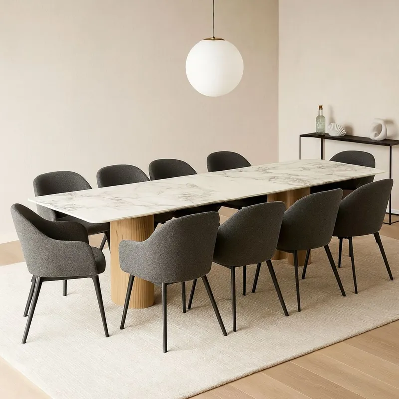 Mesa de comedor PISCO SOUR BLANCO RECTANGULAR en Blanco SKU - Mesas de comedor, Uruguay | Viasono