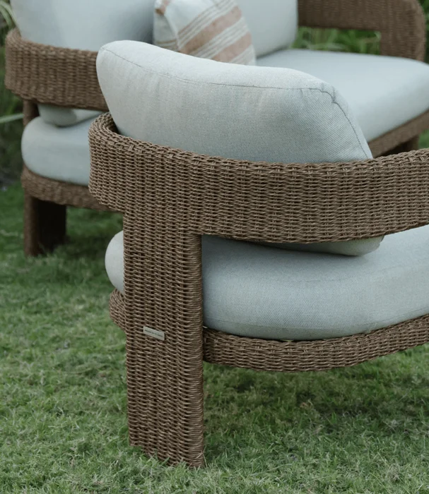 CONJUNTO MAE EXTERIOR BEIGE MADERA NATURAL en Beige - Muebles para el exterior, Uruguay | Más Infinito Casa, vista 4