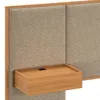 Respaldo King con mesa de luz Gael - Moderna - Marrón en Beige - Respaldos de cama, Uruguay | Rústico Hogar, vista 3 de 5
