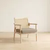 Butaca Madera-y-tela Natural-beige Dakota Natural en Madera natural - Sillones y sofás, Uruguay | Divino, vista 1 de 8