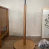 Lámpara de Pie Slim - Madera Natural / Hierro Negro / Pantalla Cilíndrica - Lámparas de pie, Uruguay | Berna home, vista 4 de 7