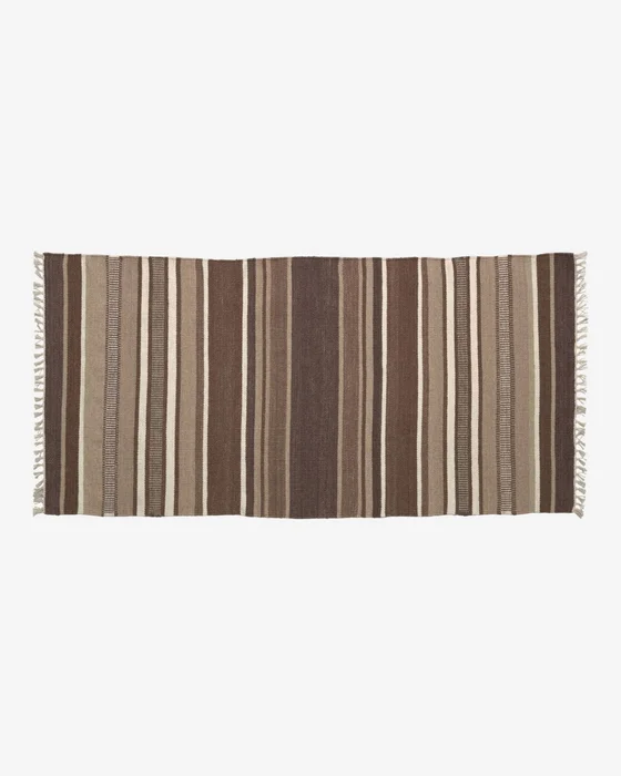 Alfombra Radha 70 x 140 cm en Marrón - Alfombras, Uruguay | Kavehome