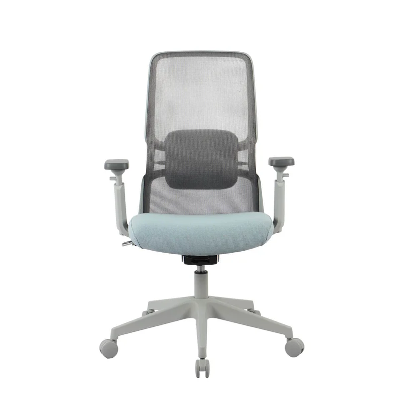 Silla De Oficina Malla-y-polipropileno Gris M2 en Gris - Escritorios y sillas de escritorio, Uruguay | Divino, vista 3
