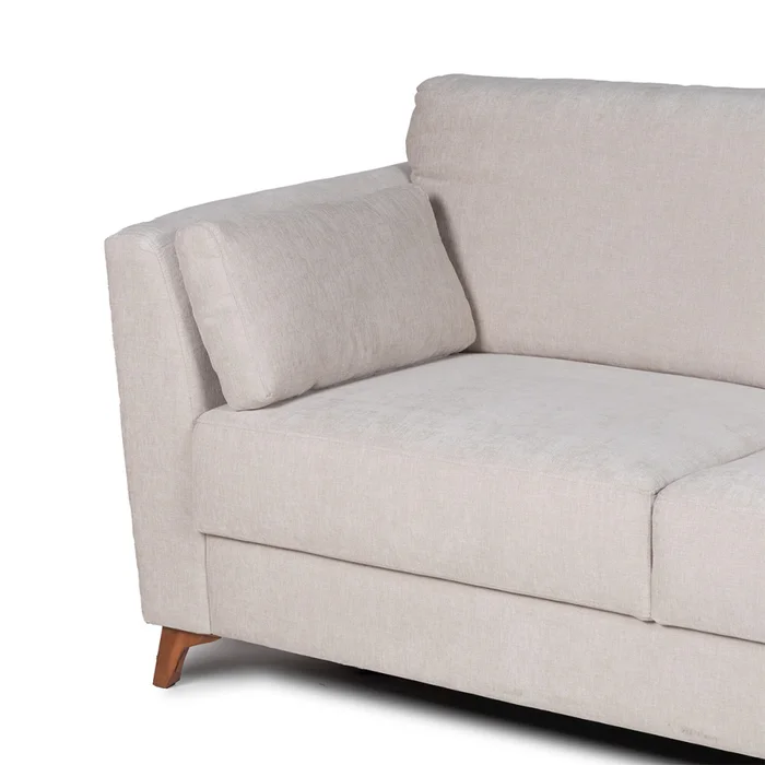 Sofá Capri - Tela Microfibra - 2 cuerpos - Kruger 02-152 (Beige) en Beige - Sillones y sofás, Uruguay | Nyr, vista 5