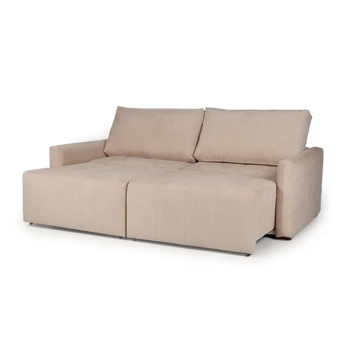 Sofá Cama Noronha - Tela Microfibra - TC 1010 (Beige) en Beige - Sillones y sofás, Uruguay | NYR, vista 2