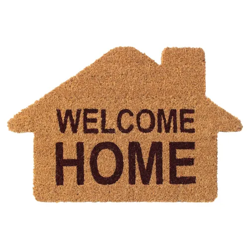 FELPUDO COCO 40x60CM 1.5CM FORMA CASA WELCOME HOME - Textiles, Uruguay | Decohogar