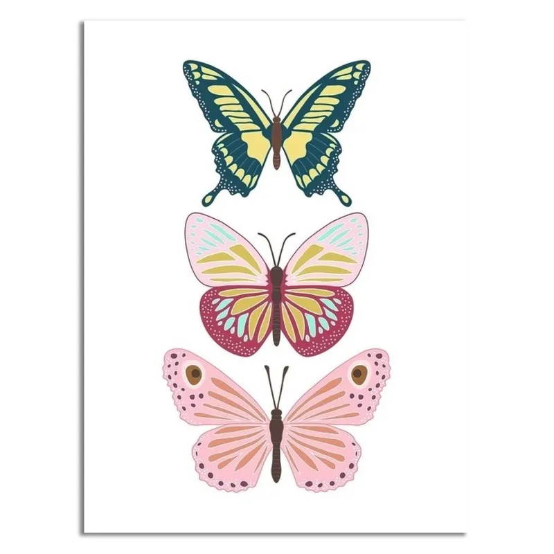 CUADRO CANVAS 30x40cm MARIPOSAS 2 - Decoración de pared, Uruguay | Decohogar
