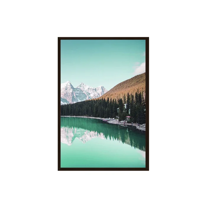 Cuadro Paisaje Montaña - Marco Negro 50 x 70 cm - Decoración de pared, Uruguay | Berna home