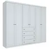 Placard Ropero 6 Puertas Mdf-y-mdp Blanco Americano en Blanco - Roperos y placares, Uruguay | Divino, vista 2 de 7