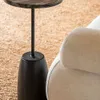 MESA PETRIFICADA BLACK - BASE CEMENTO - 32 CMS en Negro - Mesas de living, Uruguay | La Iberica, vista 6 de 6