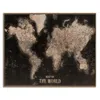 CUADRO CANVAS 40x50cm MARCO MAP OF THE WORLD - Decoración de pared, Uruguay | Decohogar, vista 2 de 3