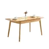 Mesa de comedor Extensible - Madera maciza 120 a 150 cm Elan - Línea S en Madera natural - Mesas de comedor, Uruguay | Ecowood, vista 4 de 5
