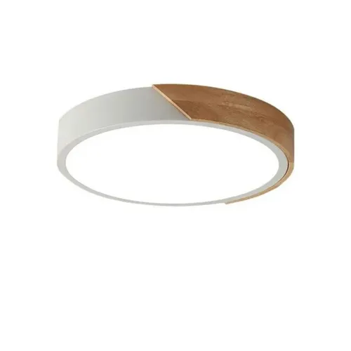 Aplique de Techo Redondo 30 cm Blanco - Lámparas colgantes, Uruguay | Berna home