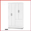 Ropero 4 puertas 2 cajones – Ideal 10090 en Marrón - Roperos y placares, Uruguay | Punto Unión, vista 2 de 8