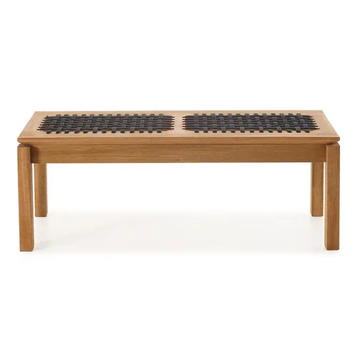 BANCO TRACO CUERDA NEGRA 140x37x43CM JATOBA - Muebles para el exterior, Uruguay | Vinibel