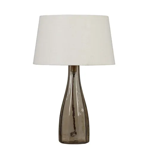 Lámpara de mesa bottle Vidrio Gris en Marrón - Lámparas de mesa, Uruguay | Le Blanc