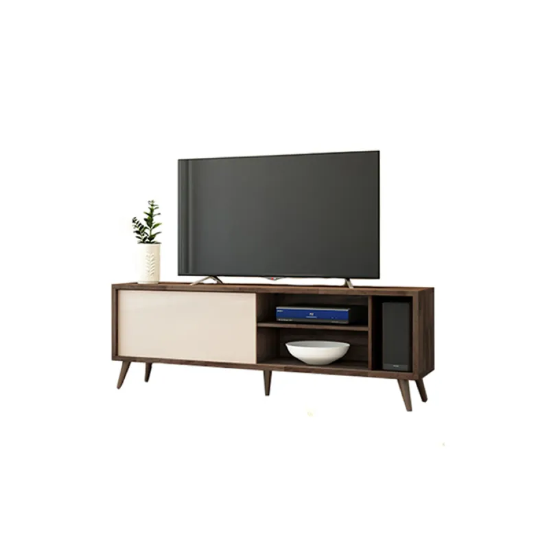 Rack Levis - Deck / Off white — Urumobil en Off-white - Muebles para TV, Uruguay | Urumobil
