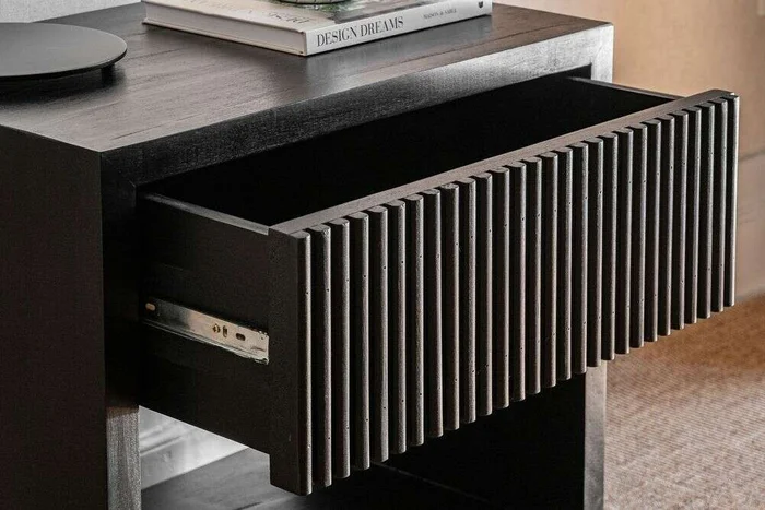 MESA DE LUZ STUDIO - BLACK en Negro - Mesas de luz, Uruguay | La Iberica, vista 4