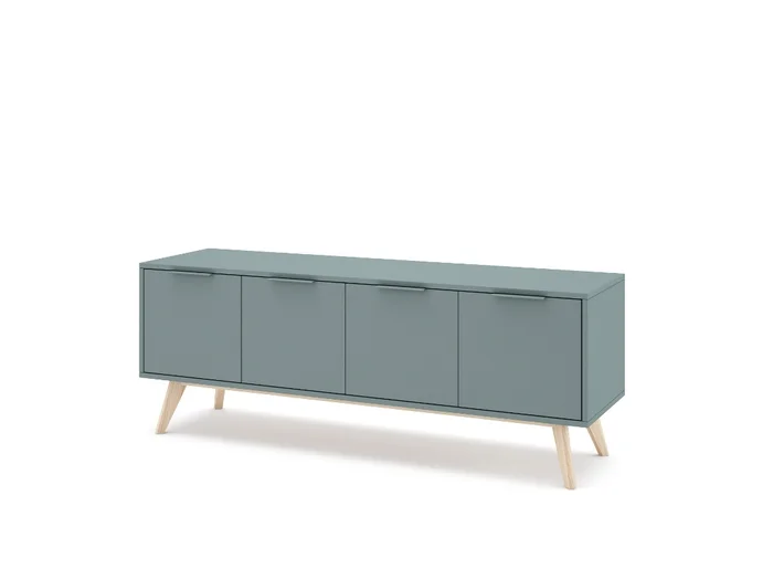 RACK PARA TV PISCO 4 PTAS 140 CMS KAKI 9901ZP - Muebles para TV, Uruguay | Rosas Hermanos